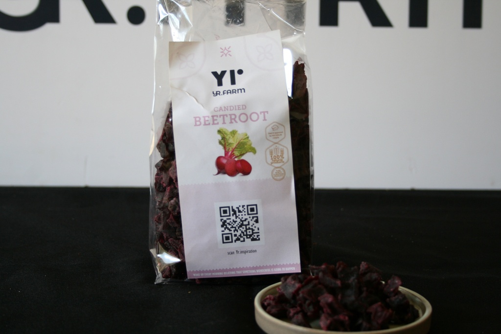 Beetroot candied